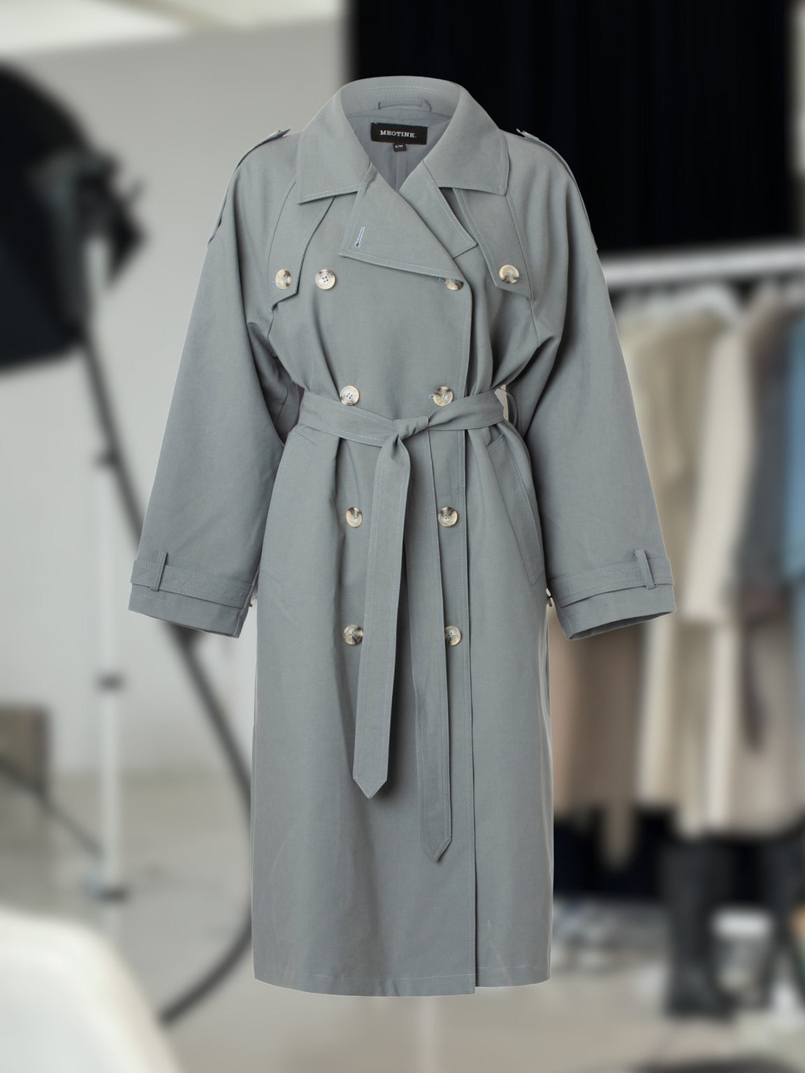 BOBBY CANVAS TRENCHCOAT - GREEN