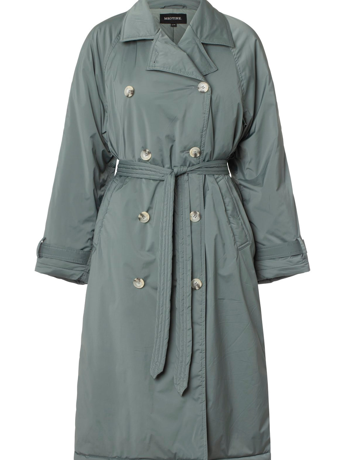 BOBBY CANVAS TRENCH JACKET - GREEN