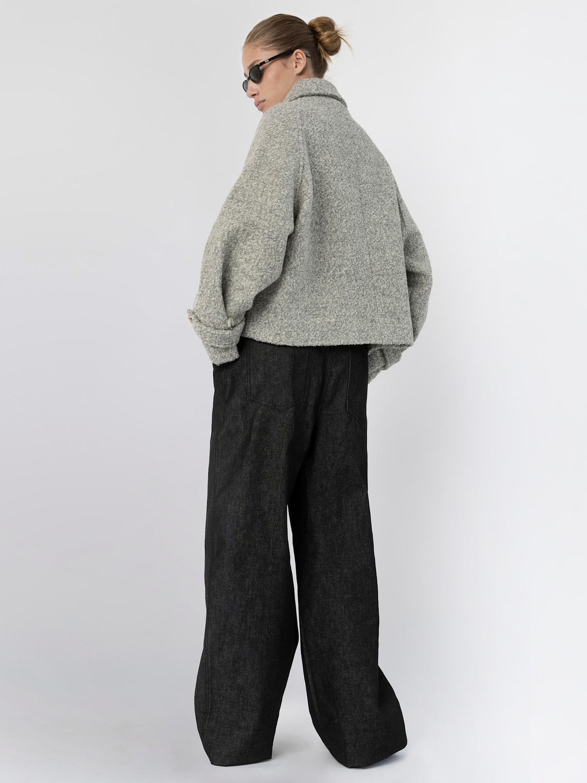 GIA BOUCLE JACKET - GREY