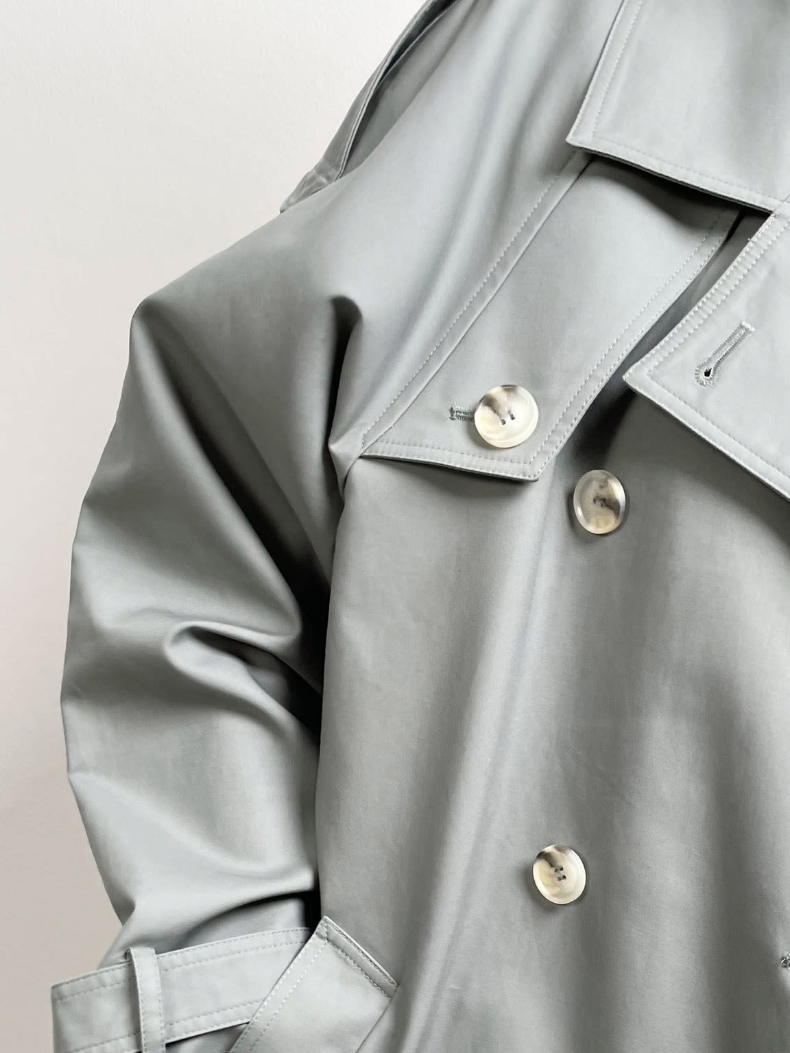 BOBBY CANVAS TRENCHCOAT - GREEN