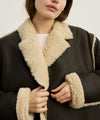 CLAIRE COAT - DARK BROWN