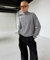 UMA ZIP KNIT - GREY