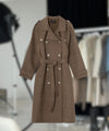 BOBBY TWEED COAT - DUSTY GREEN
