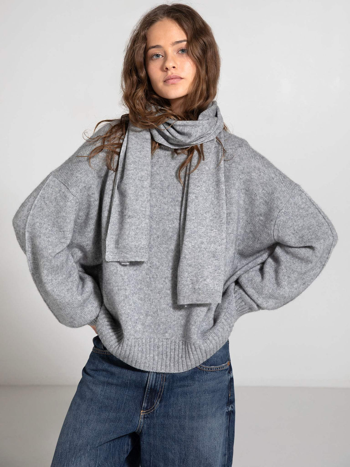 ANNI SCARF - GREY