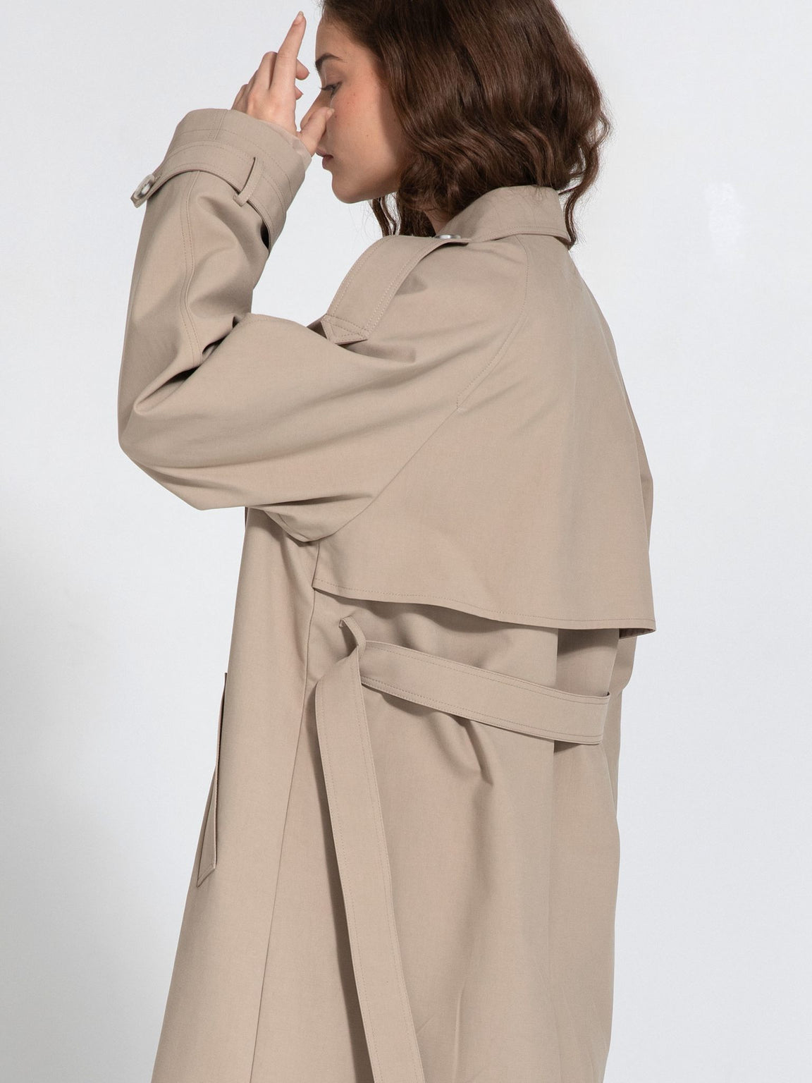 BOBBY CANVAS COAT - BEIGE