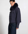 CHARLIE CANVAS JACKET - NAVY
