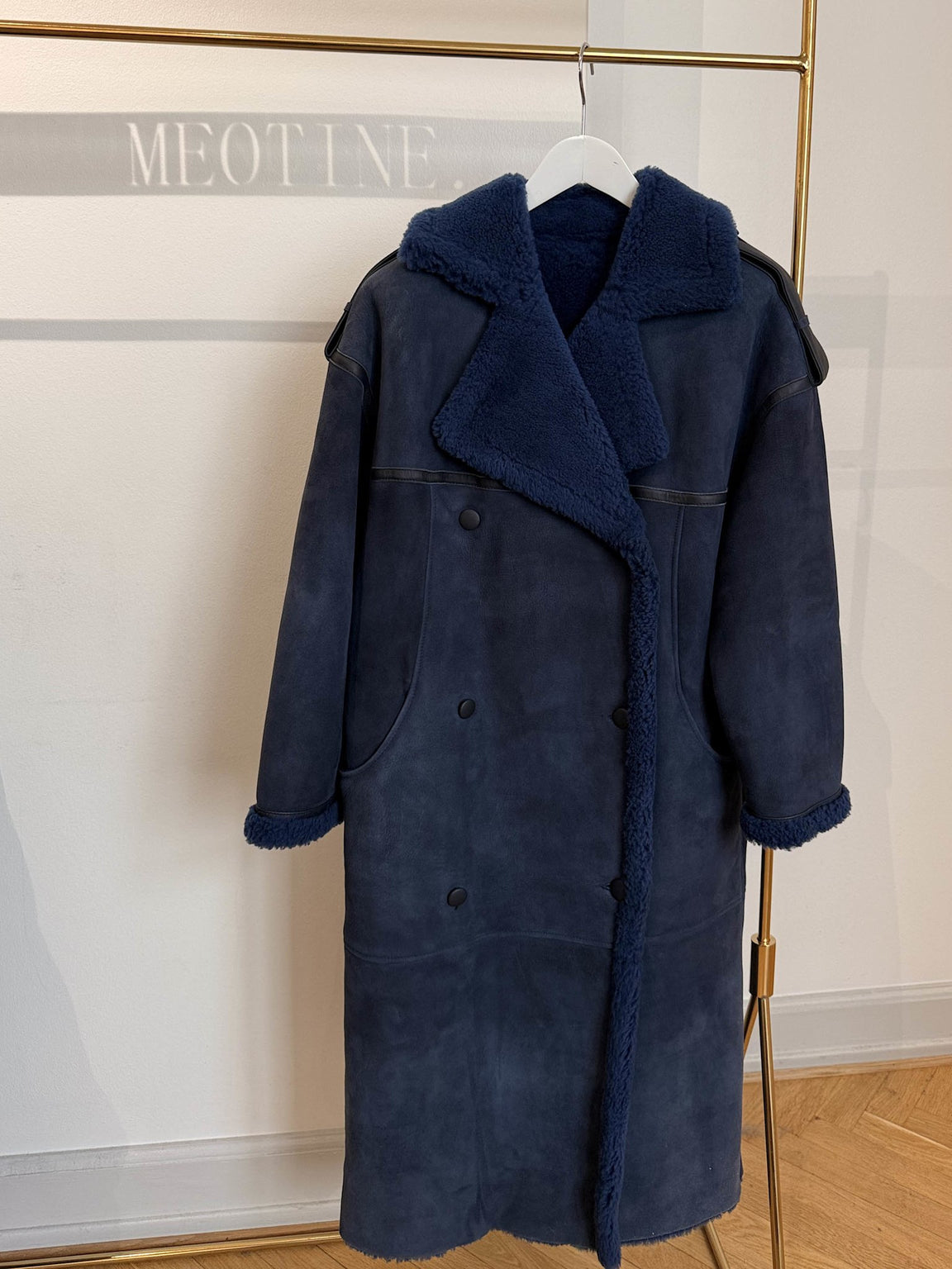 SAMPLE 6 - GRACE COAT BLUE