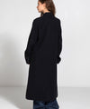 HARVEY LINEN COAT - BLACK