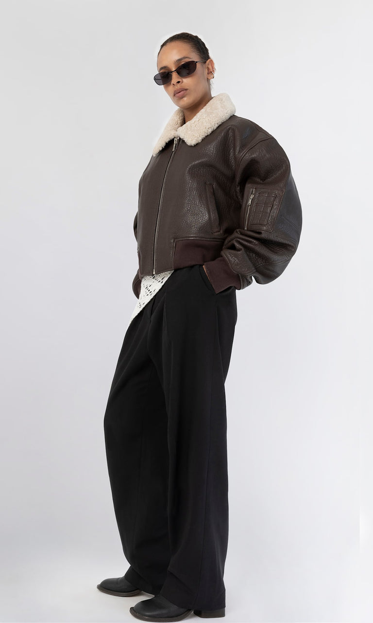 ESTELLE JACKET - BROWN
