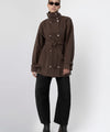 SKYLER CANVAS JACKET - BROWN