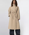 SKYLER CANVAS COAT - BEIGE