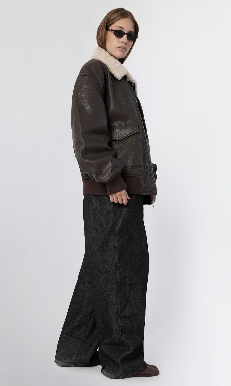 HARLOW JACKET - BROWN