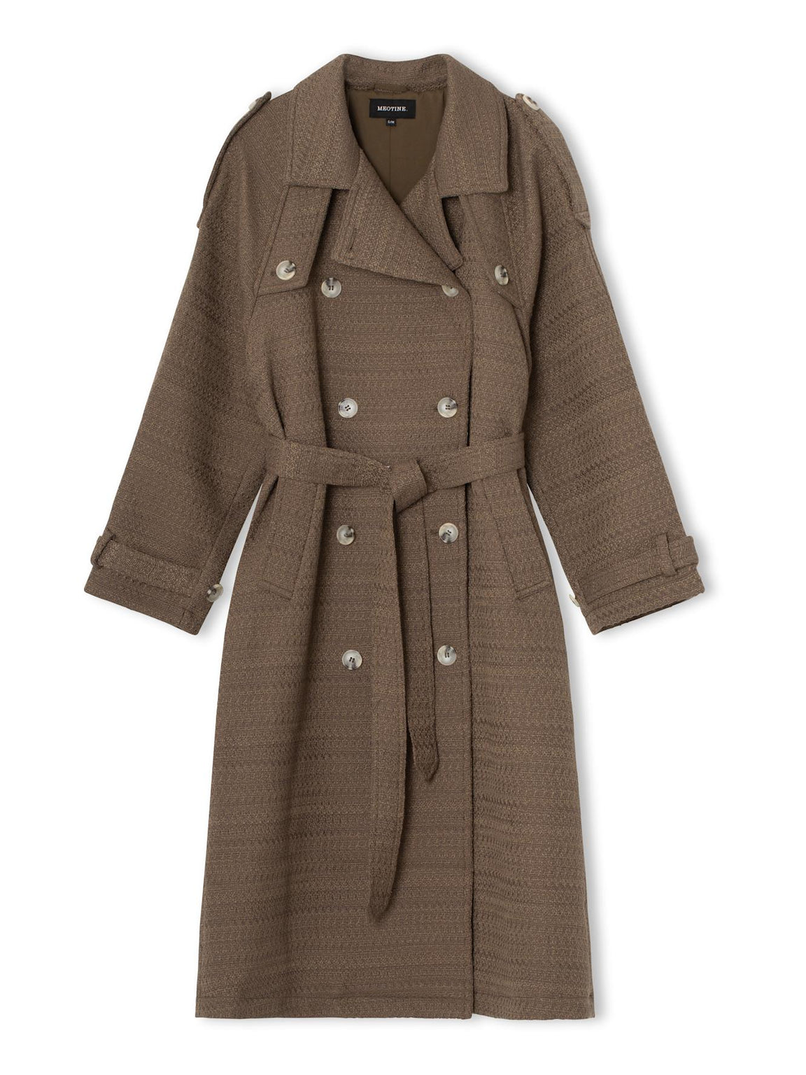 BOBBY TWEED COAT - DUSTY GREEN