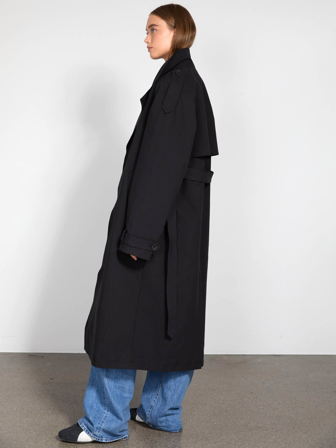 RICO CANVAS COAT - BLACK