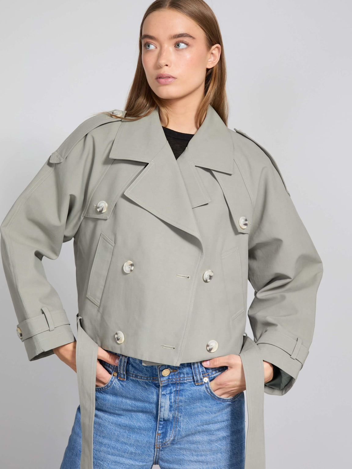 Gray canvas jacket hotsell