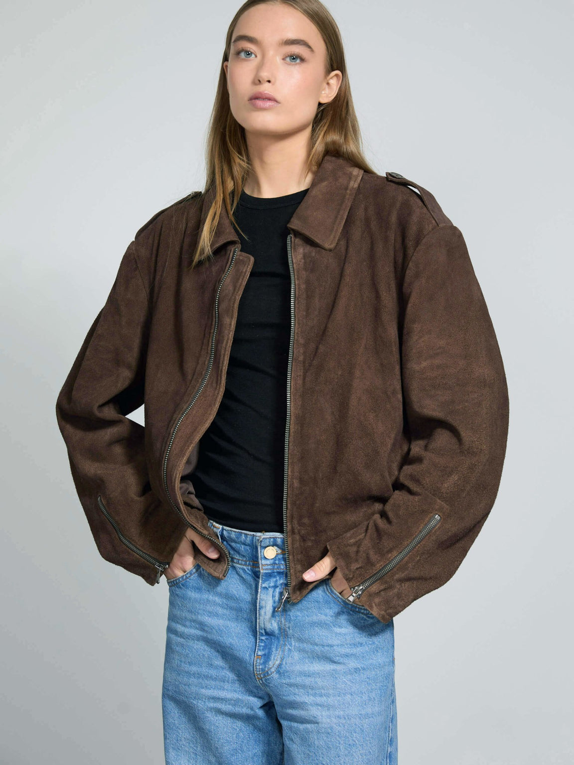 CLEO SUEDE JACKET