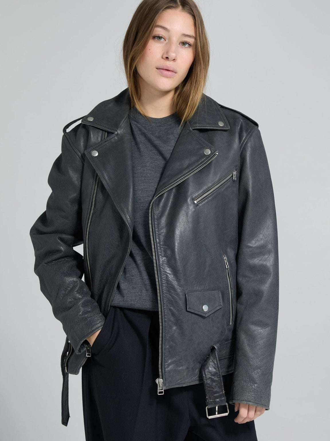 DODGE BIKER JACKET BLACK