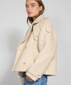 HANNI BOUCLE JACKET - CREME