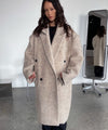 KYLIE MOHAIR COAT - BEIGE