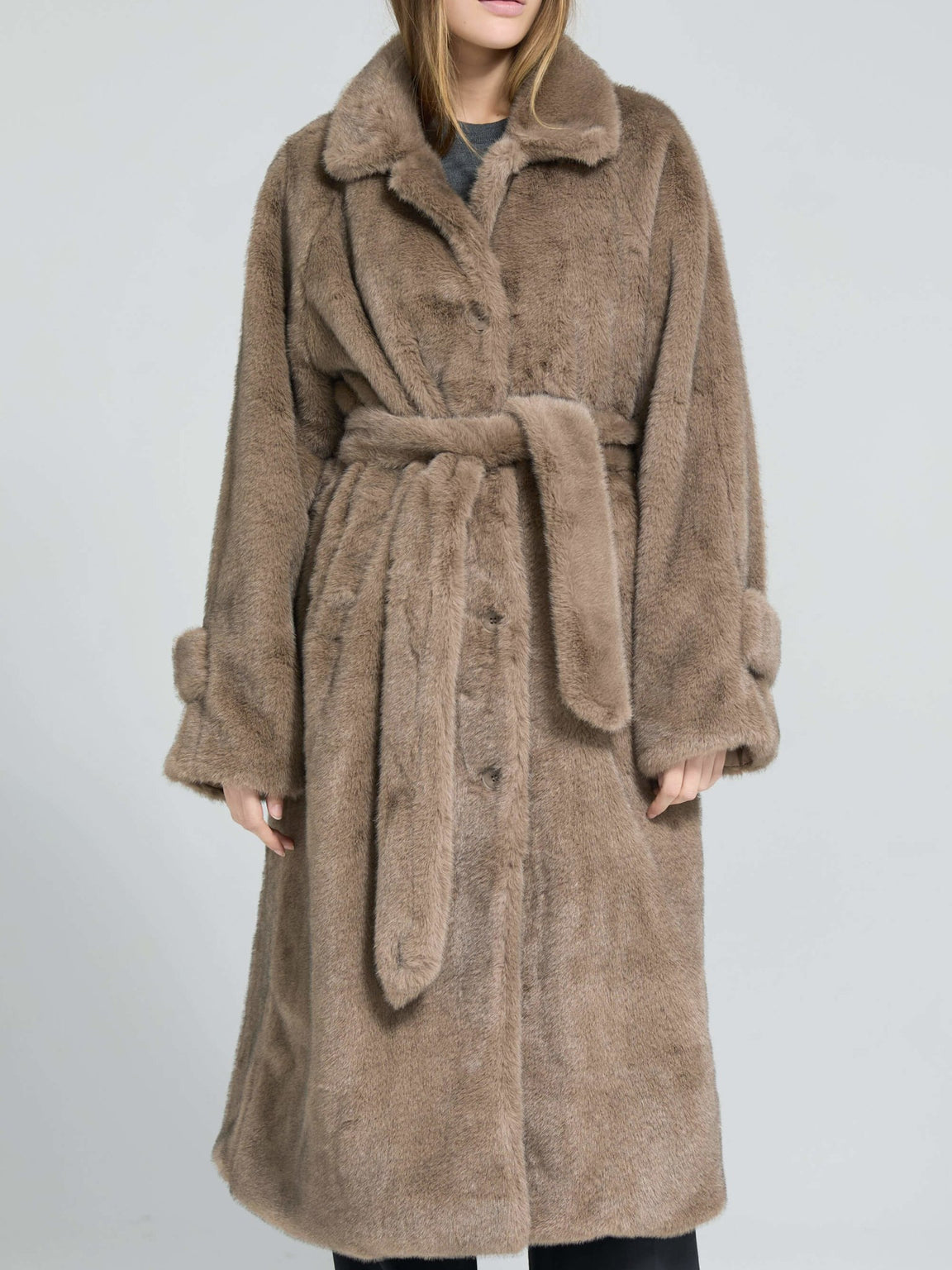 KELLY COAT - LIGHT BROWN