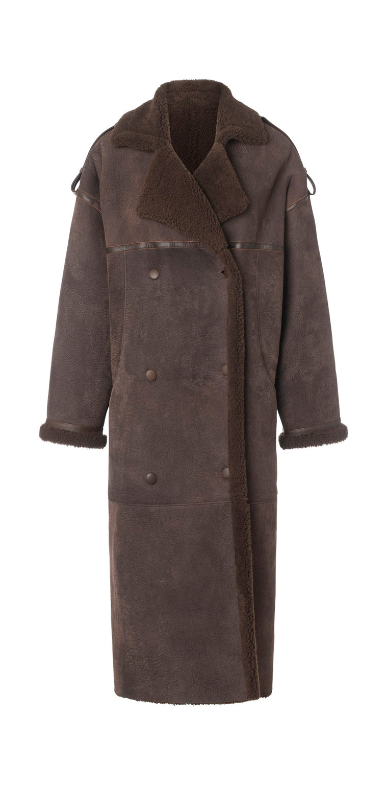 GRACE COAT - BROWN