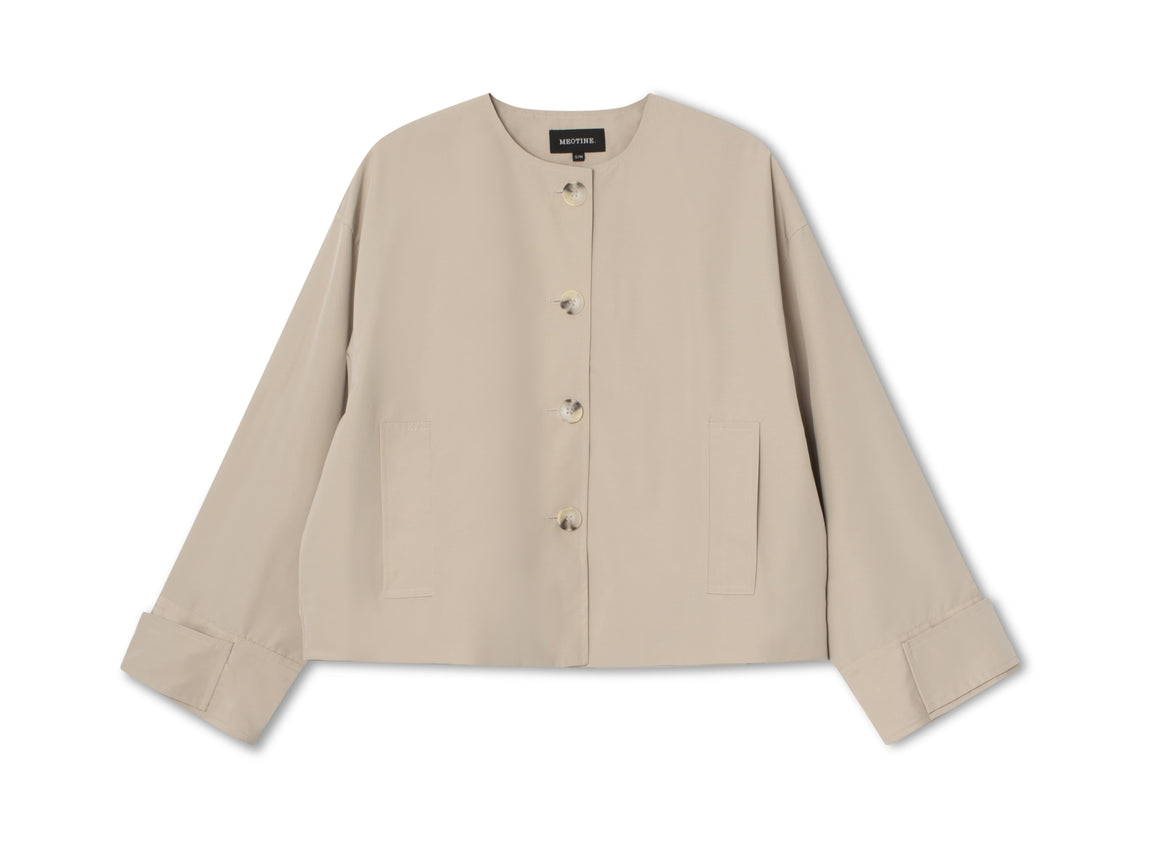 KARO JACKET - BEIGE