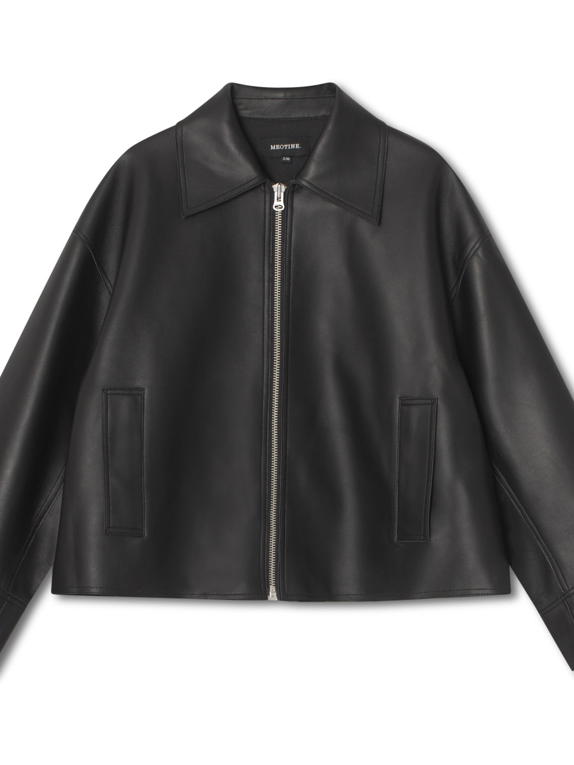 JOSEPH LEATHER JACKET - BLACK