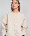 KARO JACKET - BEIGE