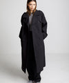 BOBBY CANVAS TRENCHCOAT - BLACK