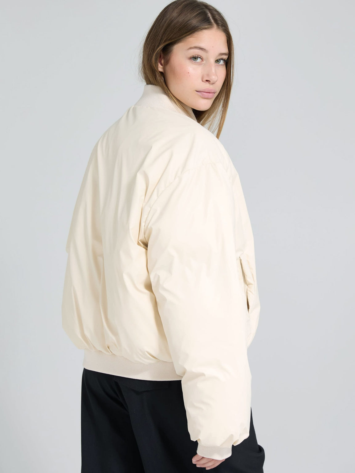 SOL BOMBER JACKET - CRÈME