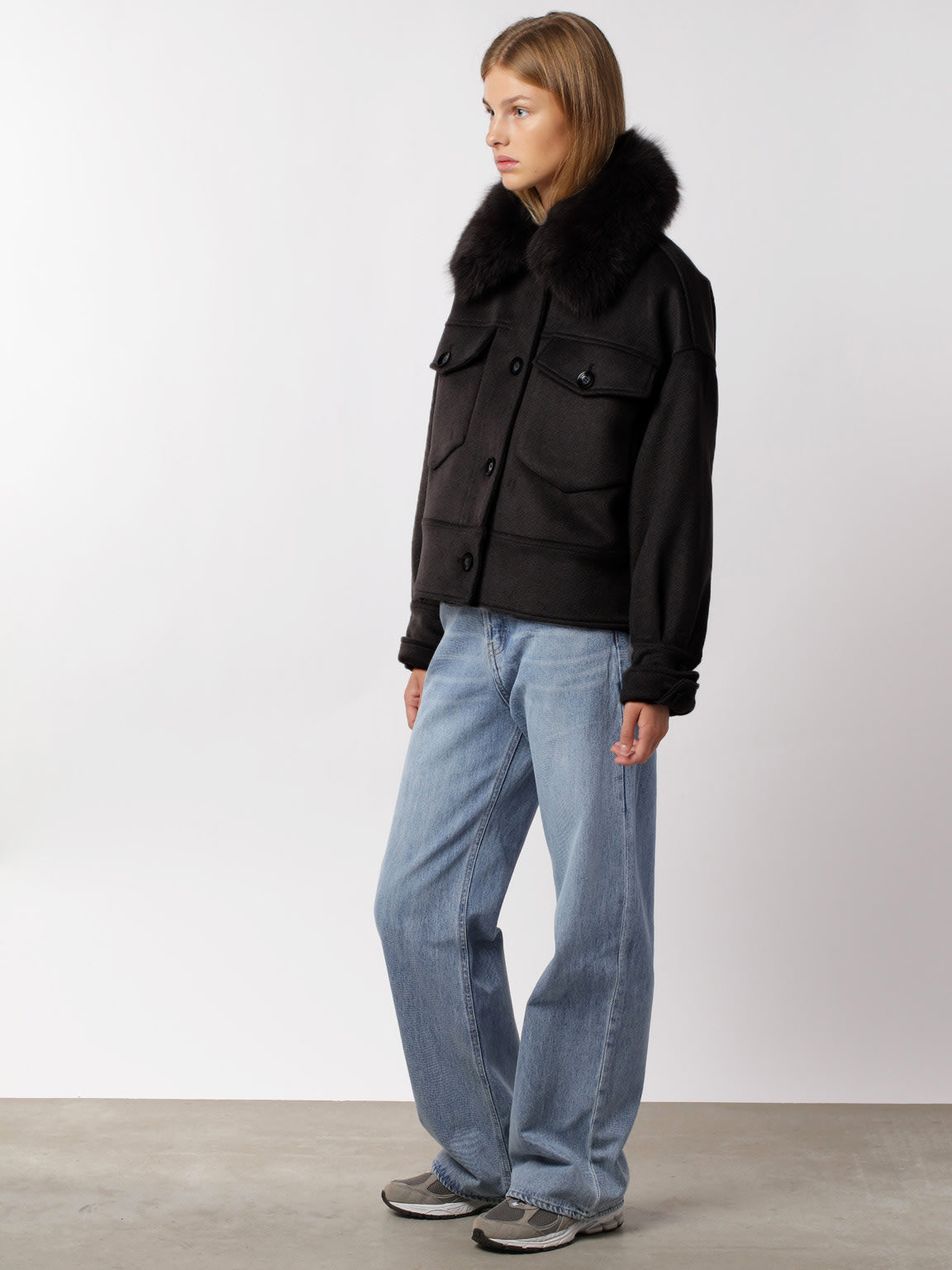 CHARLIE JACKET - WOOL - BLACK