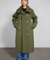 BELLO NYLON COAT - ARMY