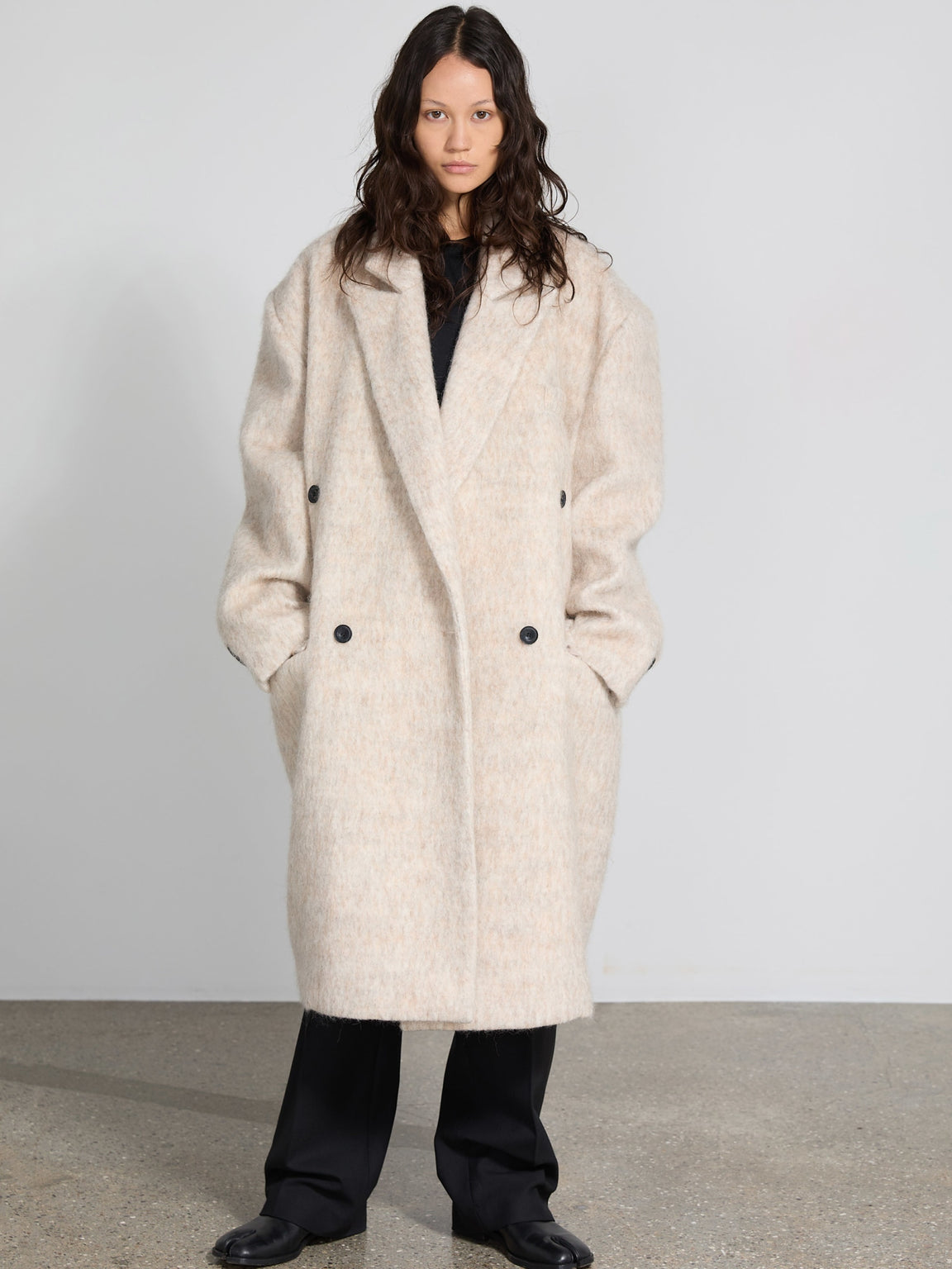 Mohair coat zara online