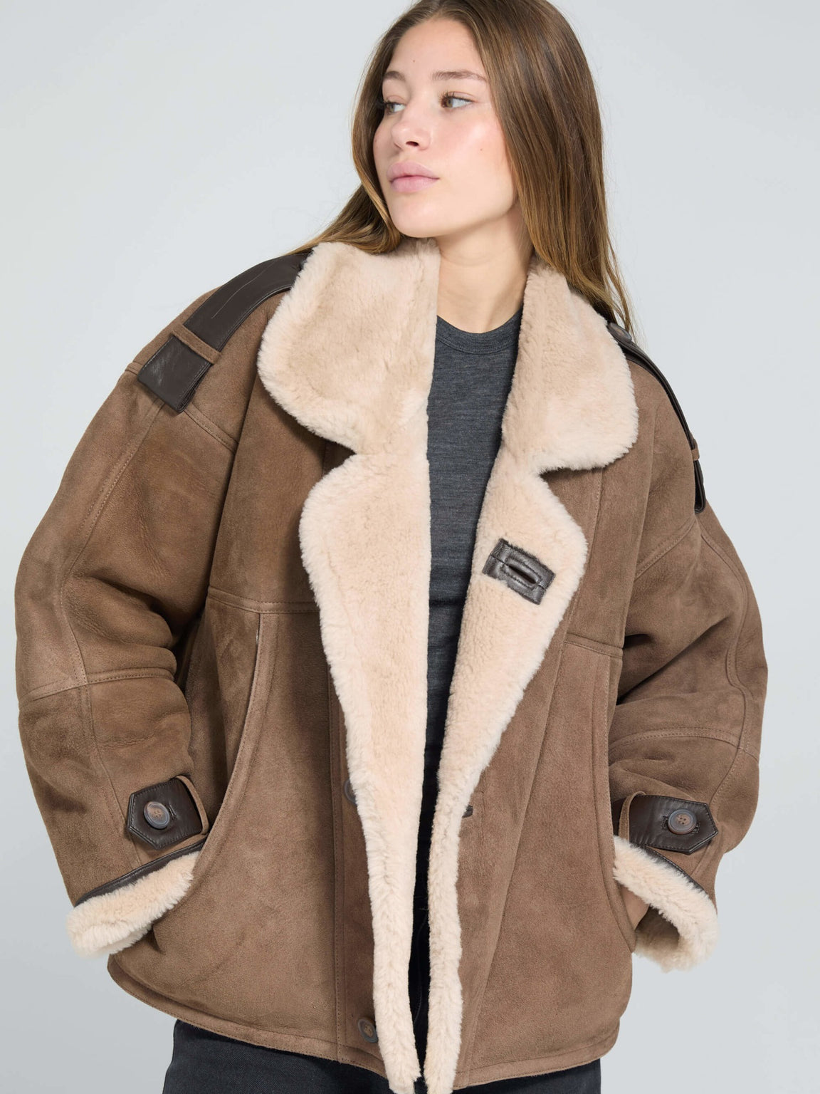 ZOE JACKET - BROWN