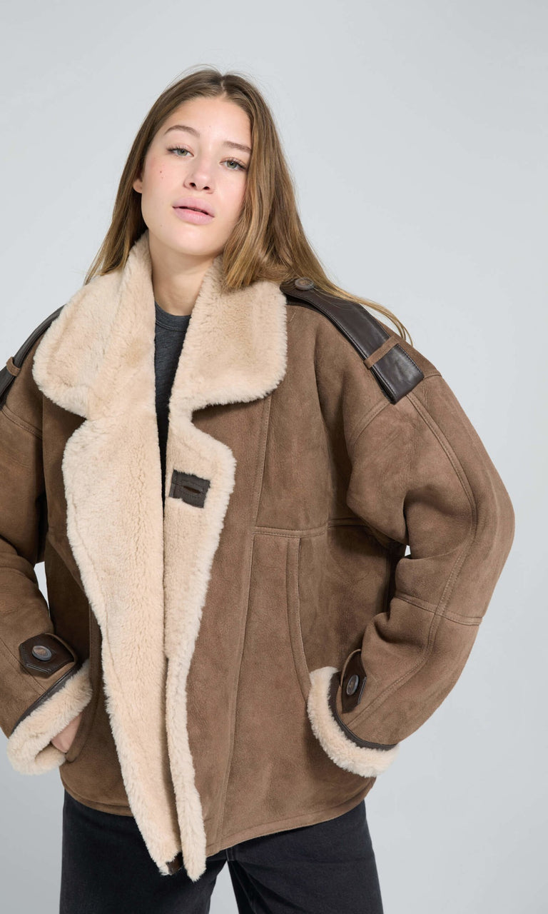 ZOE JACKET - BROWN