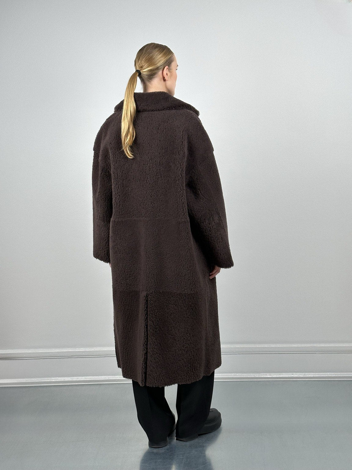 MAXIM FUR COAT - BROWN